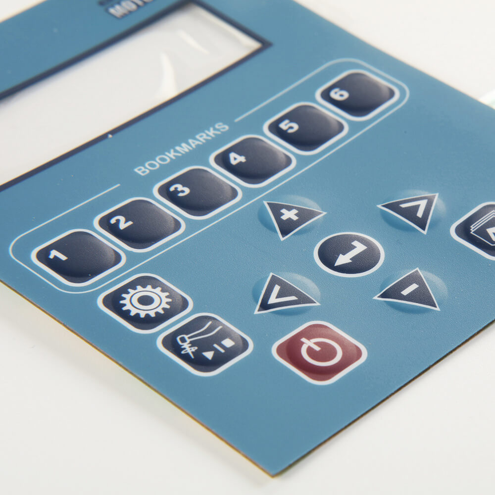 Tactile Custom Branded Membrane Switch Keyboard with Foil