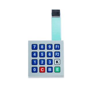 Solid Embossing Buttons Metal Domes Tactile Membrane Switch Keyboard