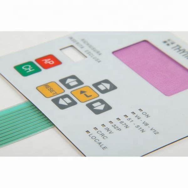 Cut out holes PC Medical Equipments Membrane Switches