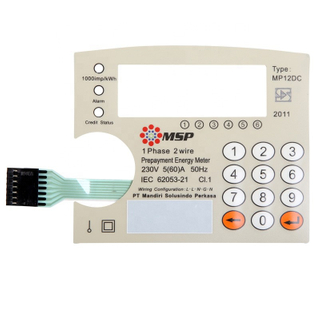 Matte Finish Easy Clean Muliti type Membrane Switches