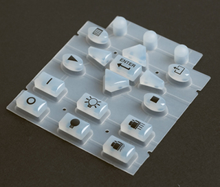 Embedded Silicone Industrial Control Membrane Switches