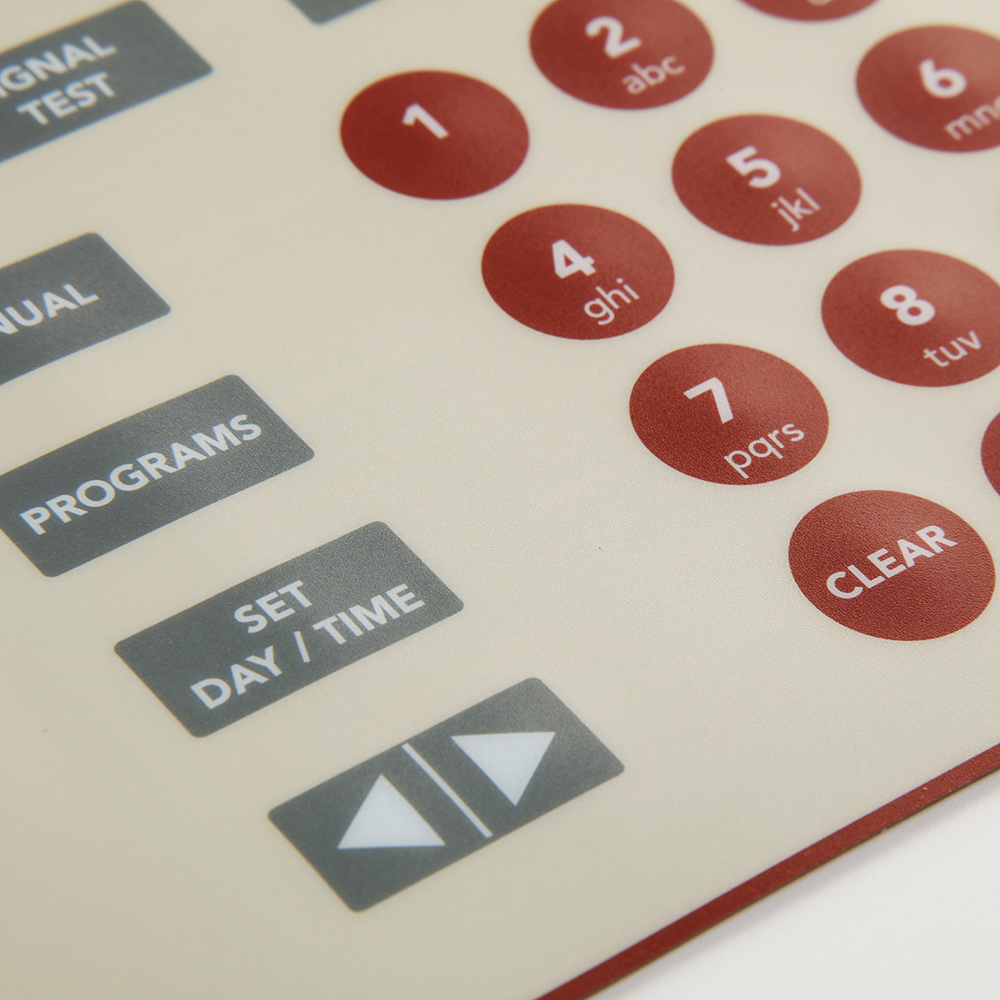 Dome Easy Clean Matrix Membrane Switches