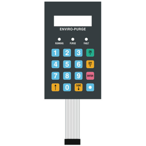 Push Button PC Industrial Control Membrane Switches