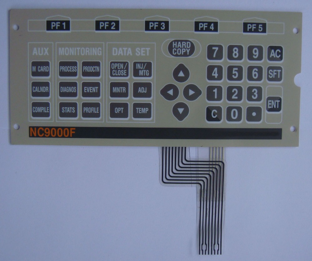 Sealed Easy Clean Muliti type Membrane Switches