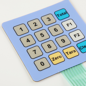 PC Industrial Control Membrane Switches with Harness Socket